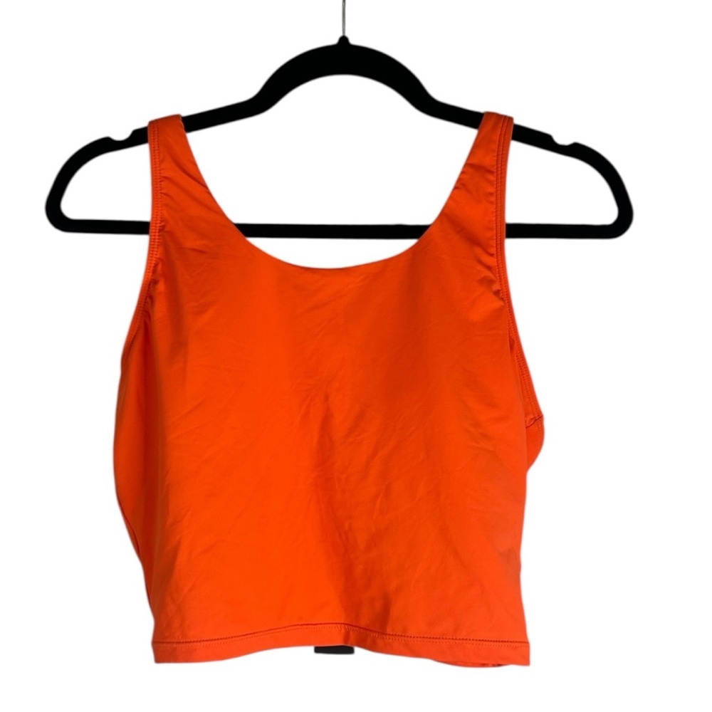 Tempt Me‎ Orange Summer Spring Swim Crop Top Size Medium New with tags!